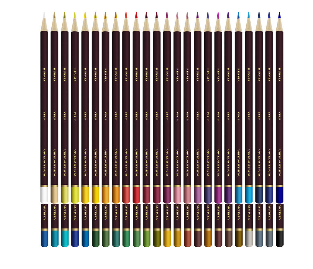 VISTA-ARTISTA Fine VFCP-48 Набор цветных карандашей заточенный 4 х 48 цв  фото 3