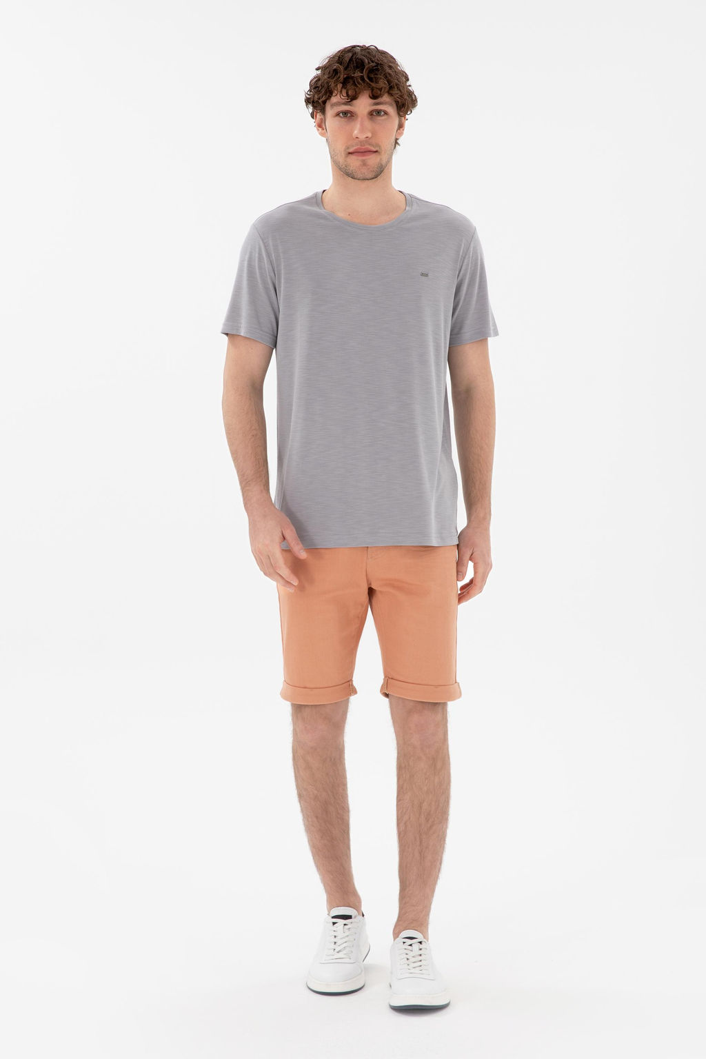 Erkek Regular Fit Bisiklet Yaka Modal Koyu Gri Basic Ti__rt Sepette S_rpriz _ndirim - U.s. polo assn фото 4