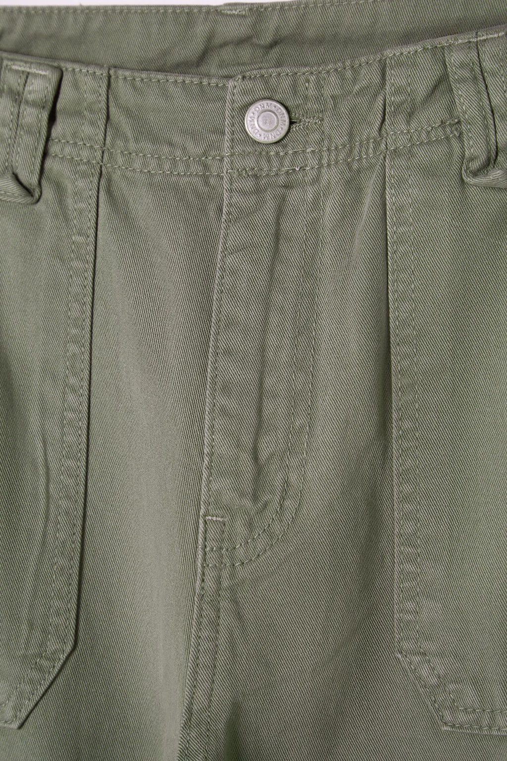 Haki Kargo Cep Kapak Detayl? Yuksek Bel Wide Leg Jeans TWOSS25JE00030 - Trendyolmilla фото 7