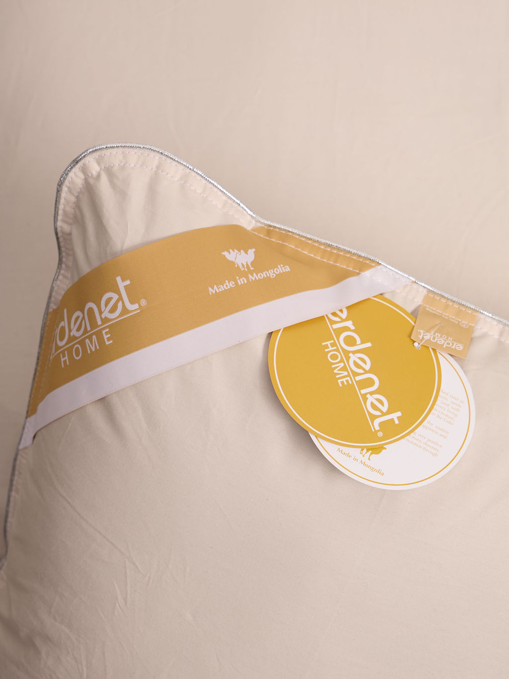 Подушка из пуха верблюда CO50 серая 70*70