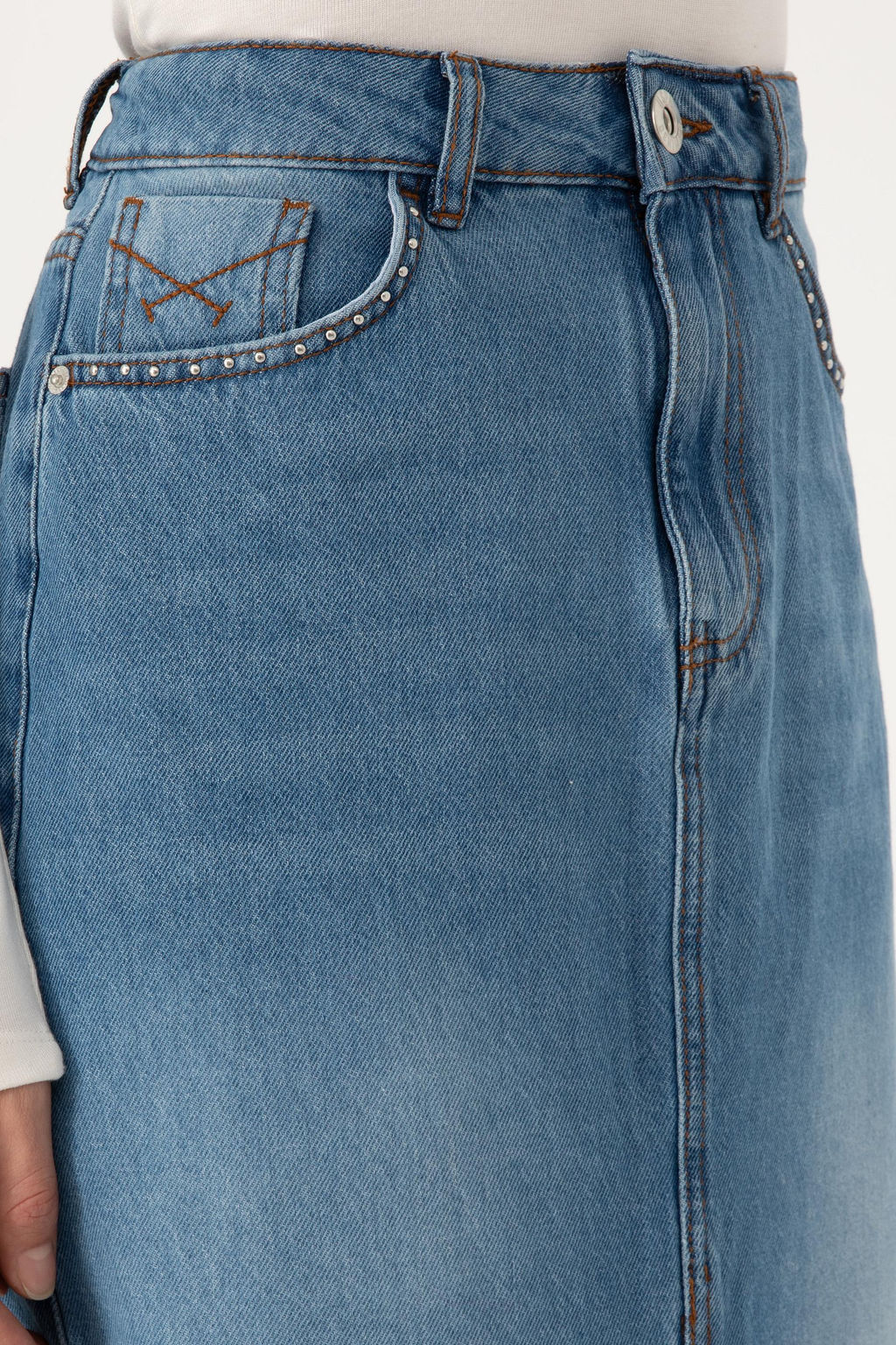 Kad_n Mavi Jean Etek - U.s. polo assn фото 5