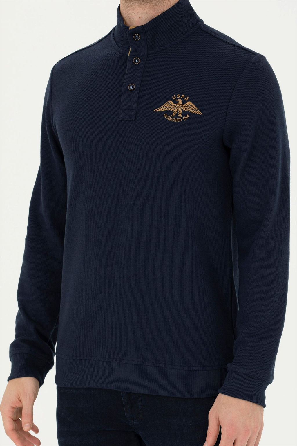 Мужской темно-синий свитшот Неожиданная скидка в корзине - U.s. polo assn фото 13