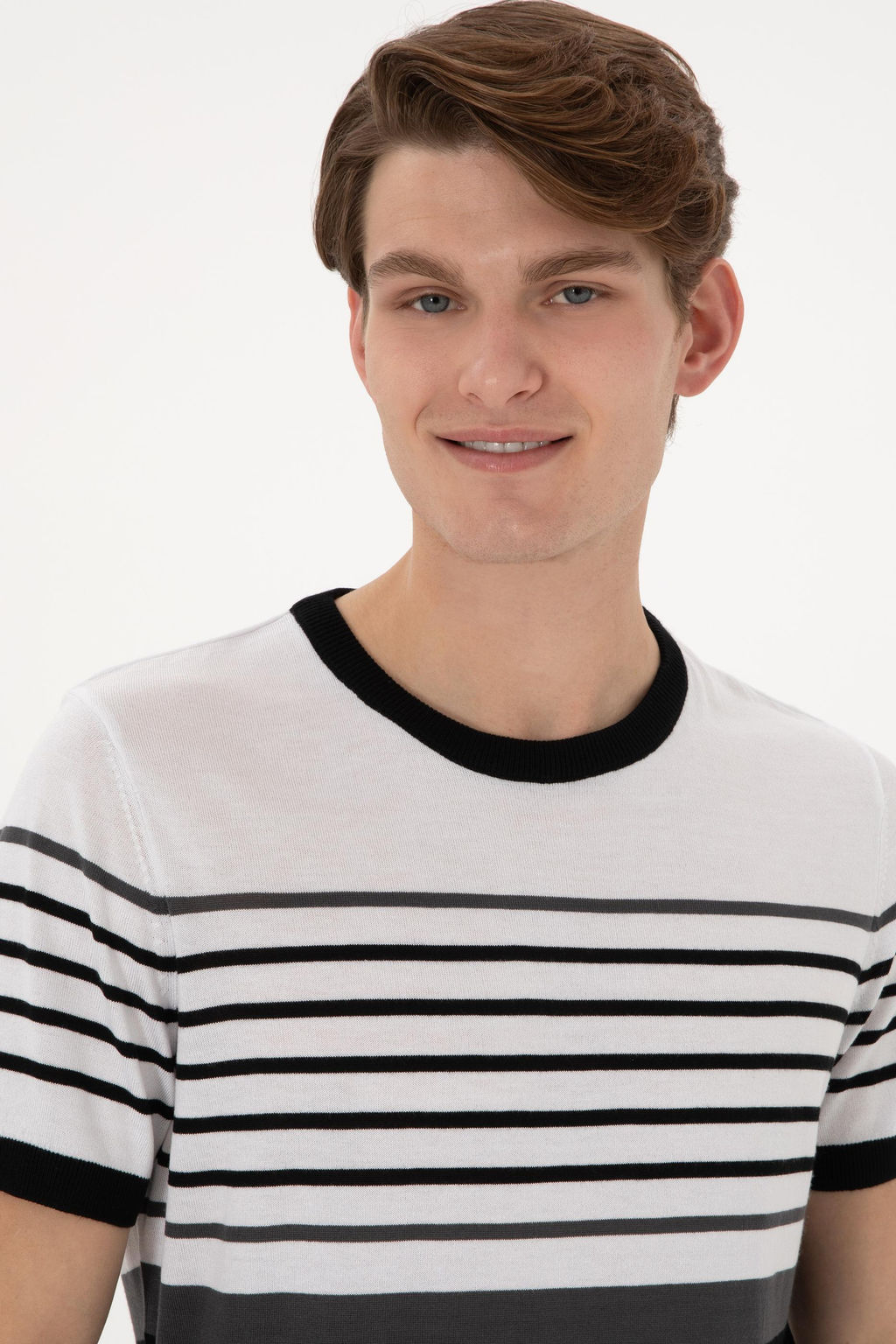 Erkek Slim Fit Bisiklet Yaka Siyah Ti__rt Sepette S_rpriz _ndirim - U.s. polo assn фото 2