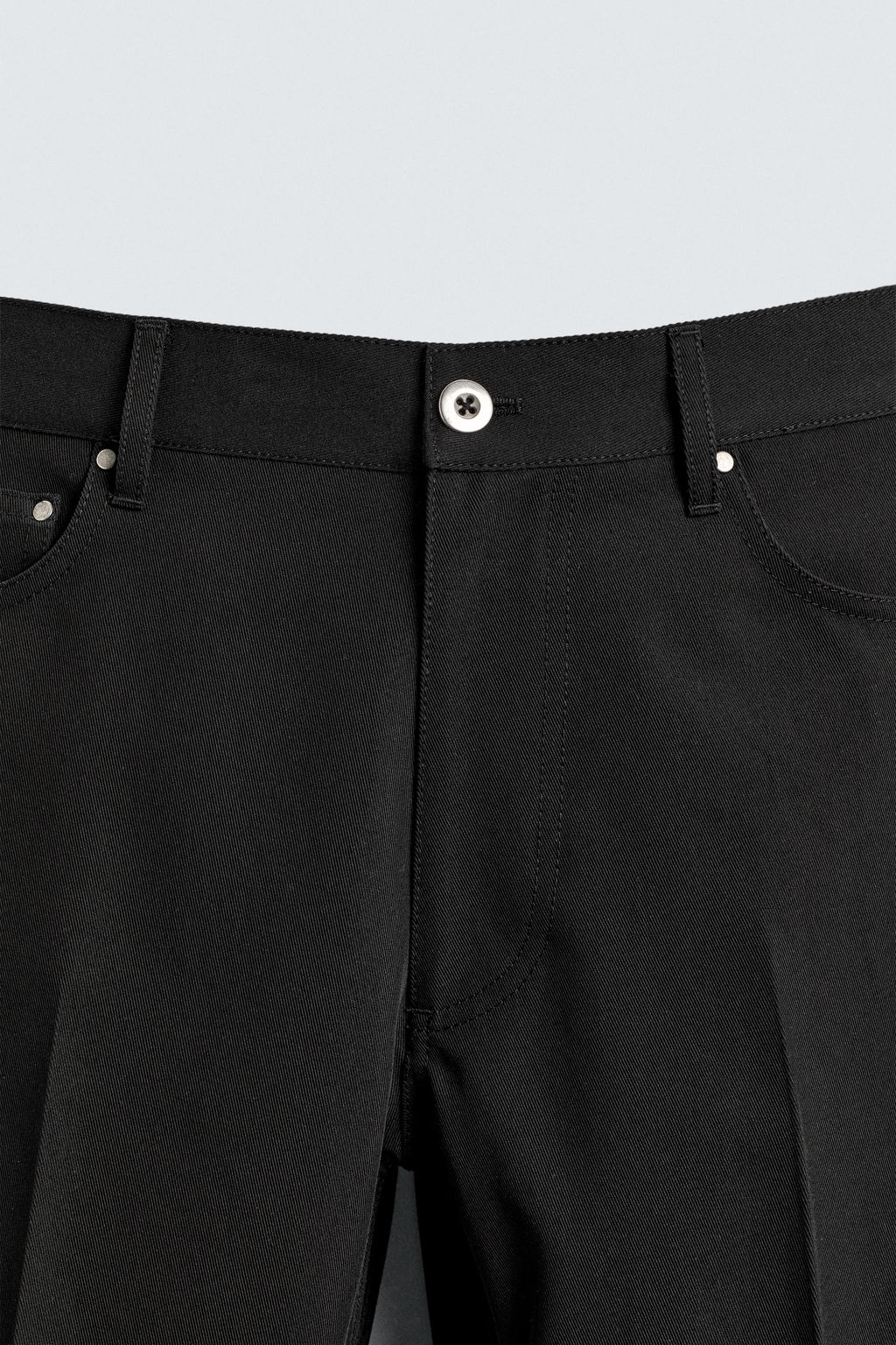 PANTAL?N FLARE FIT ESTRUCTURA / Negro - Zara фото 9