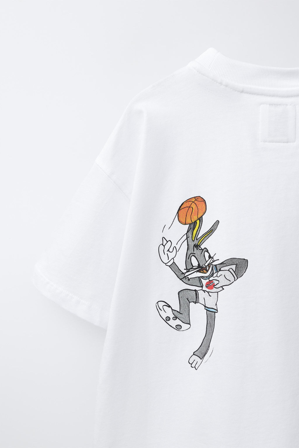 CAMISETA ILUSTRACI?N SPACE JAM & X DYLAN?S T-SHIRT CLUB X ZARA / Blanco фото 4