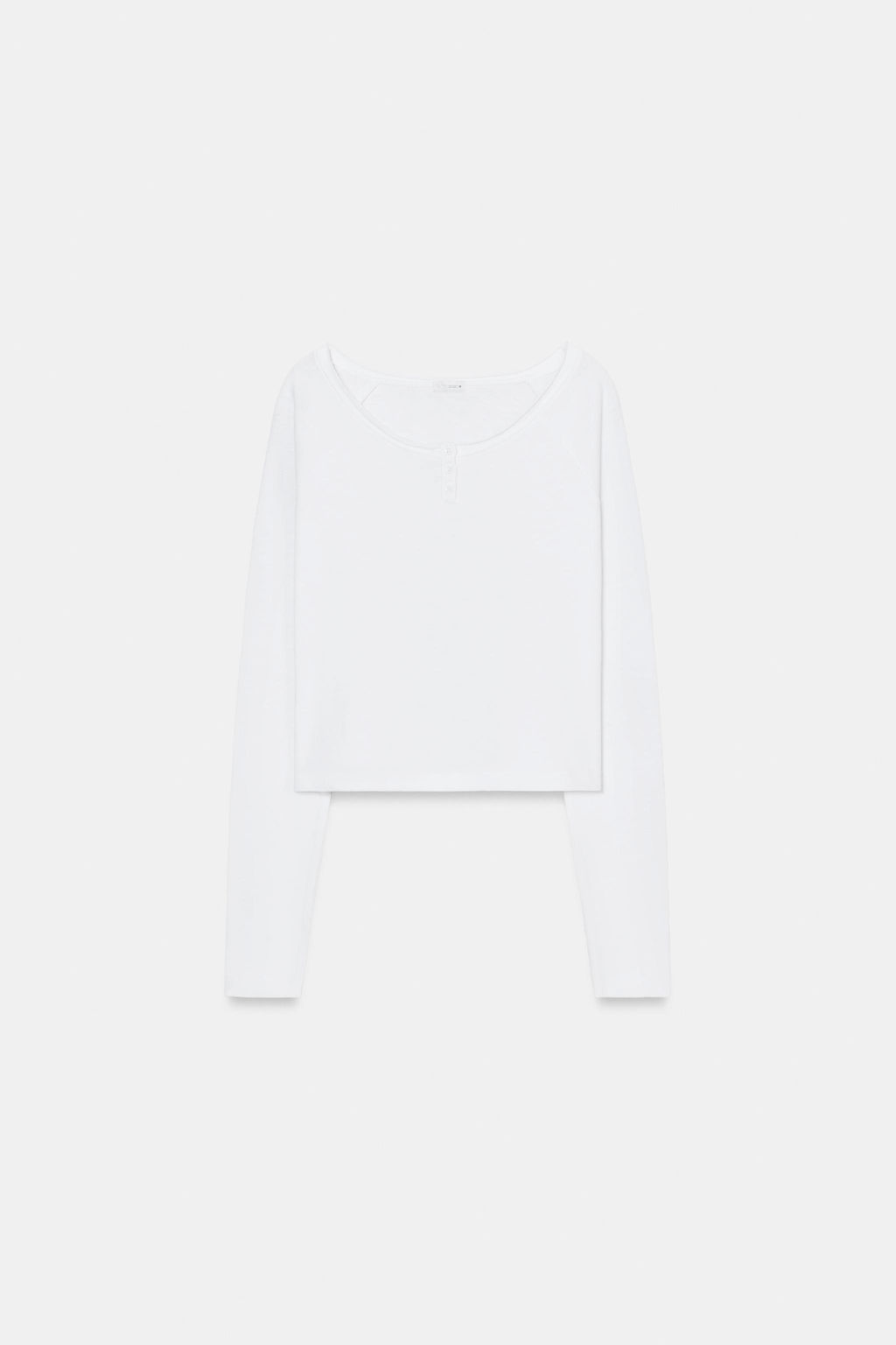 CAMISETA CUELLO PANADERO / Blanco