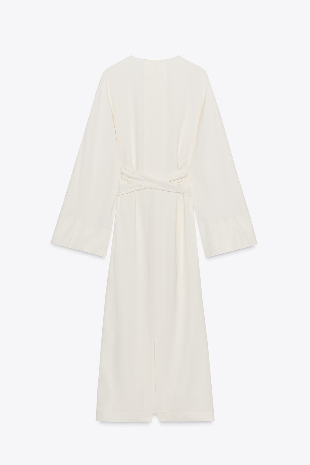 ZW COLLECTION MIDI DRESS WITH TIES - Zara фото 11