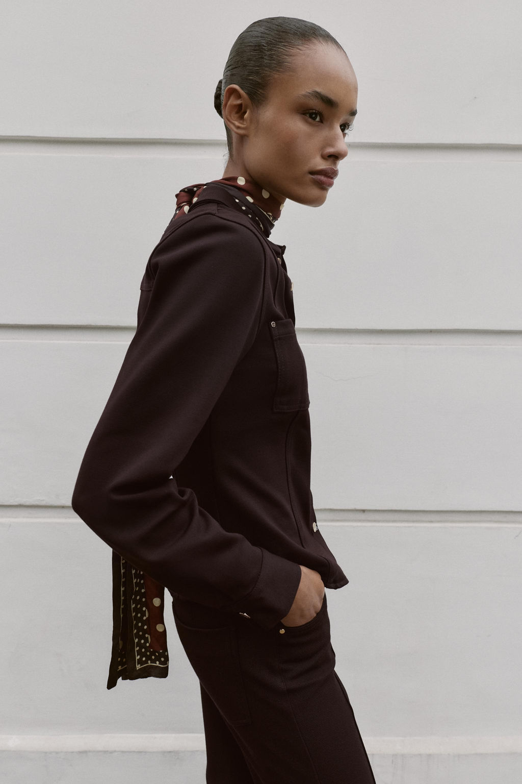 TAILORED CREPE SHIRT - Zara фото 4