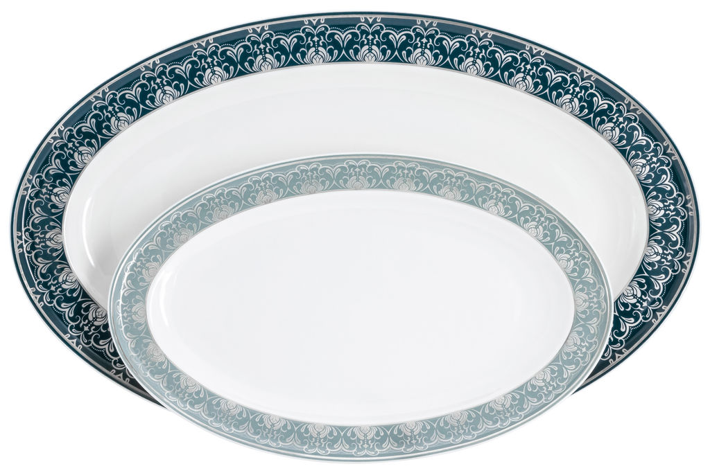 Обеденный сервиз Серебряное кружево, 6 персон, 27 предметов - Anna lafarg emily фото 6