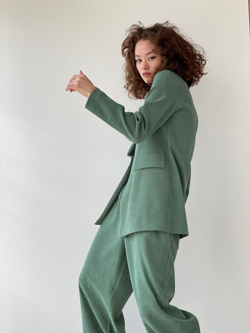 Жакет удлинённый с английским воротником - Martichelli фото 57