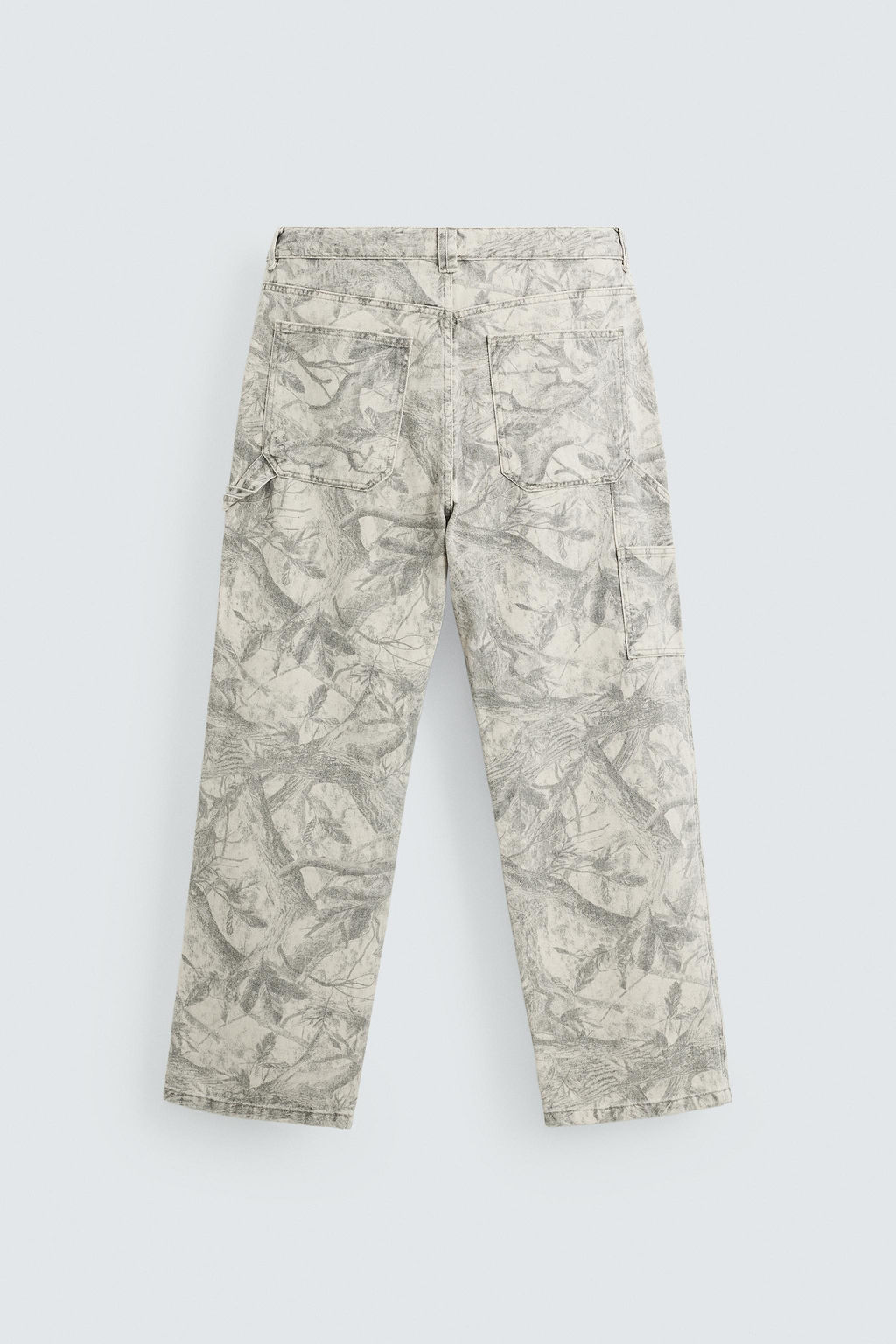 ABSTRACT PRINT CARPENTER TROUSERS - Zara фото 16