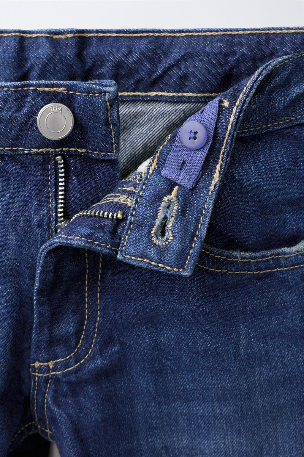 DENIM STRAIGHT ROTOS / Azul - Zara фото 3