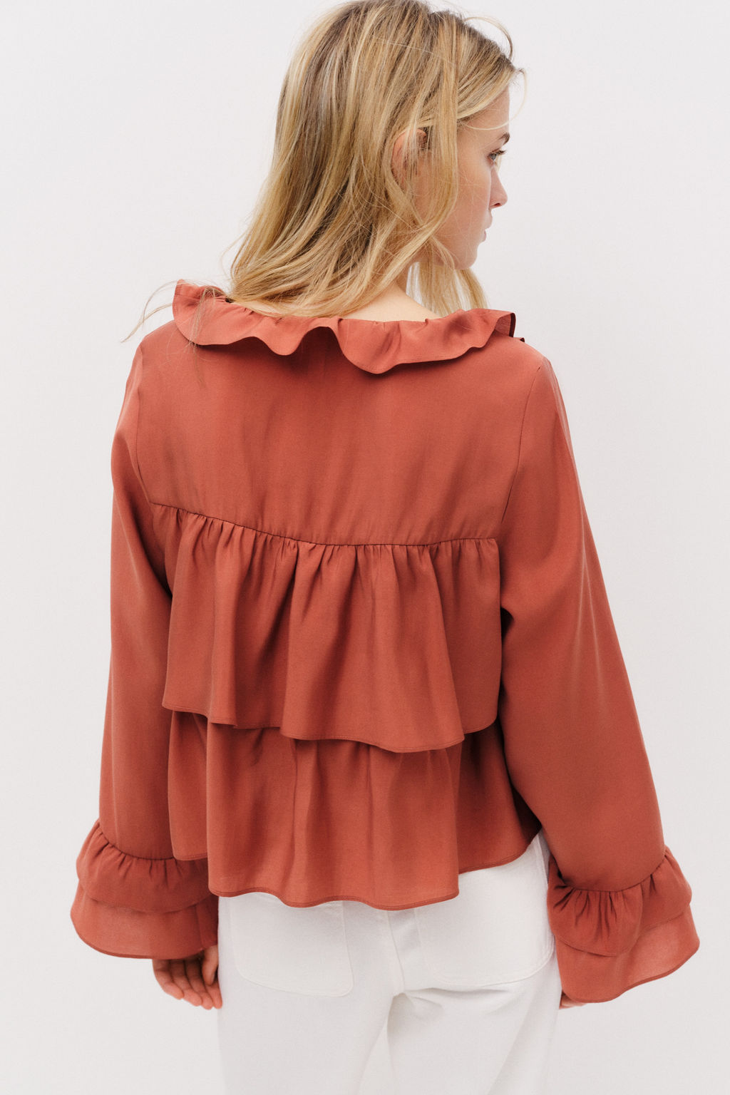 Blusa de volantes - H&m фото 7