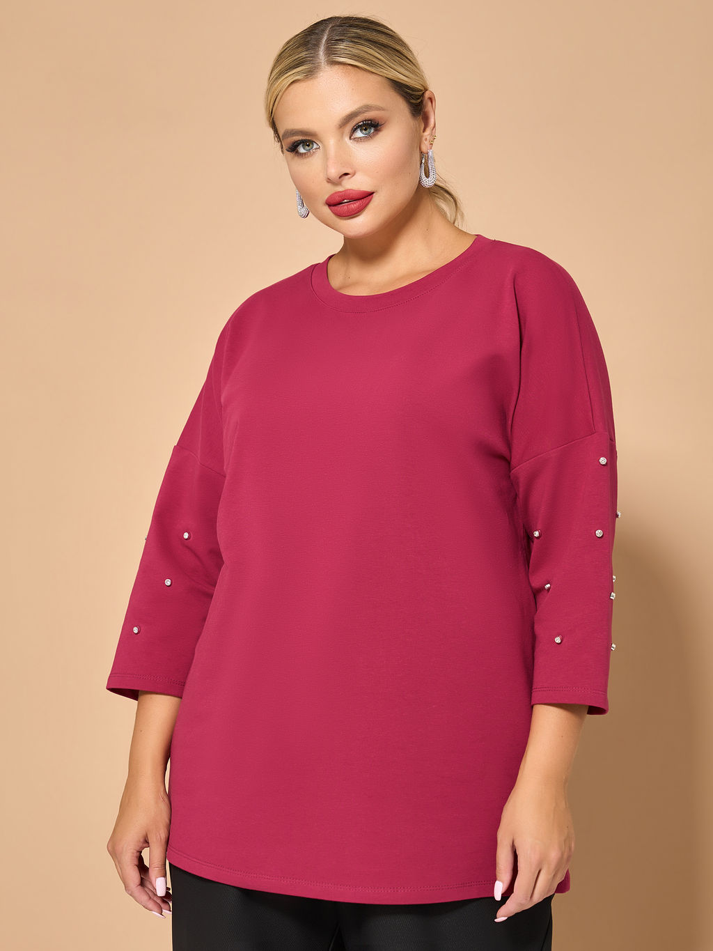 Джемпер 0202-1 фуксия - Dora фото 57