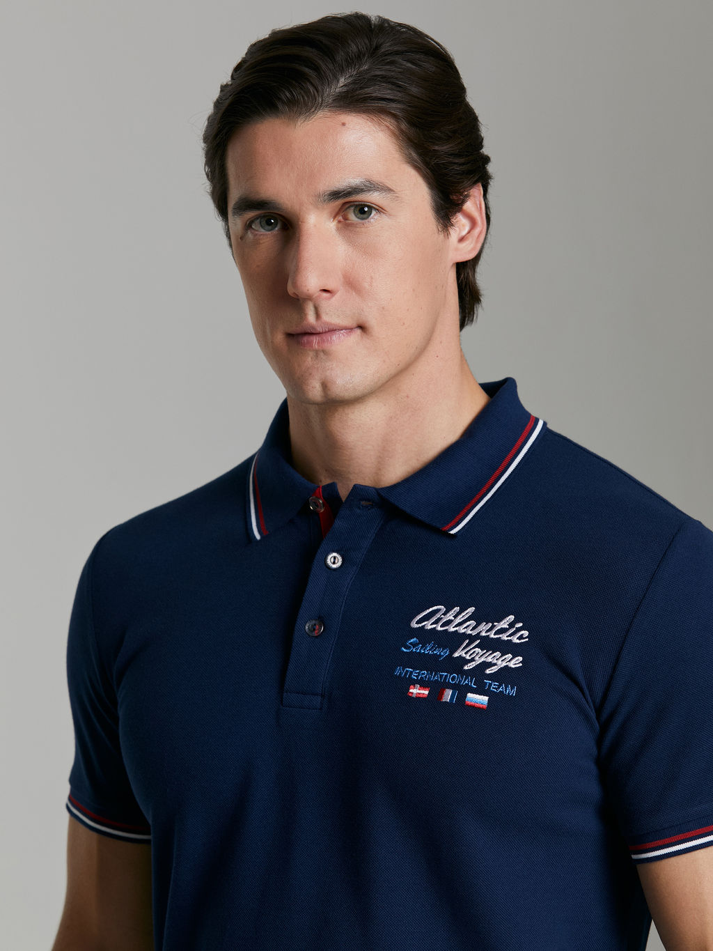 Поло мужское Yachting 65M-RR-1230F RED-N-ROCKS