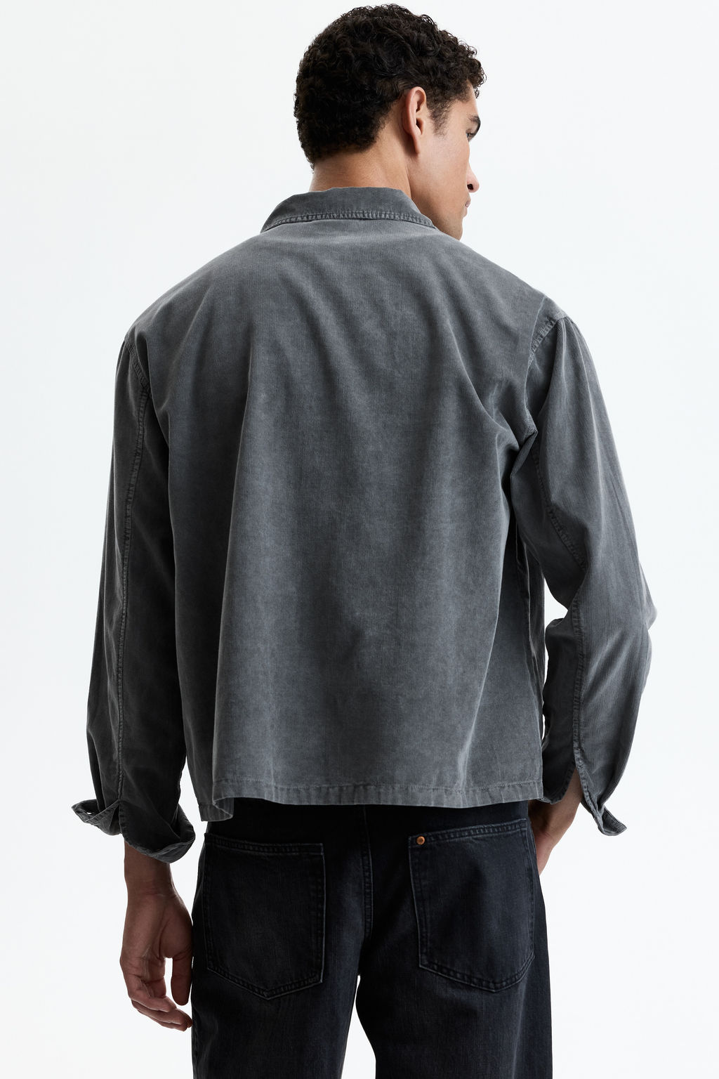 Camisa boxy de pana Relaxed Fit - H&m фото 6