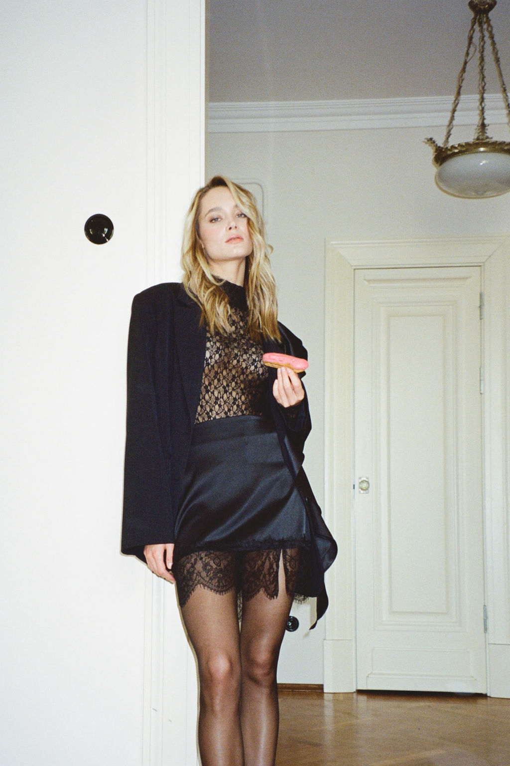 Боди с длинным рукавом из кружева - Mollis фото 8