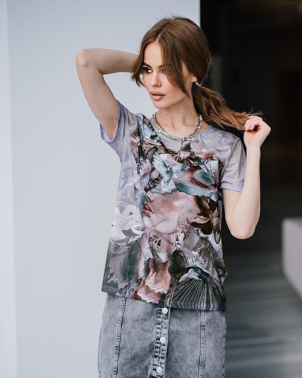 Футболка вискозная с невидимыми швами - Sahar art lab фото 4