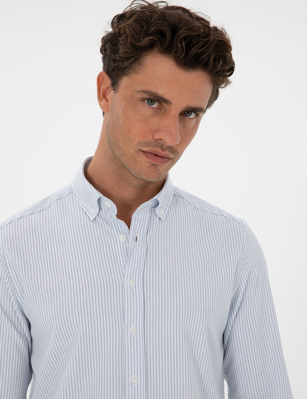 _ndigo Slim Fit _izgili Slim Fit G_mlek