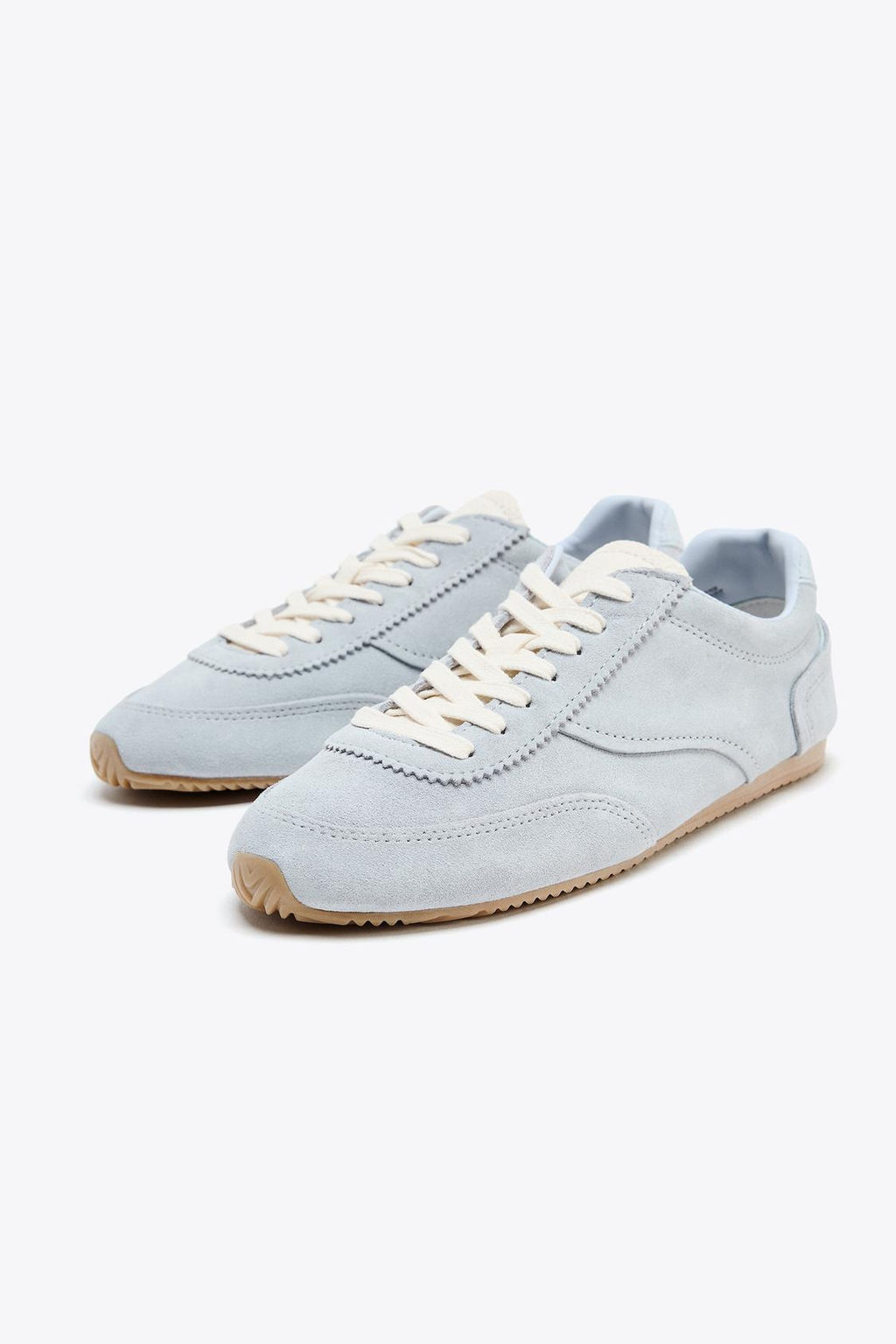 CONTRAST LEATHER TRAINERS - Zara фото 15
