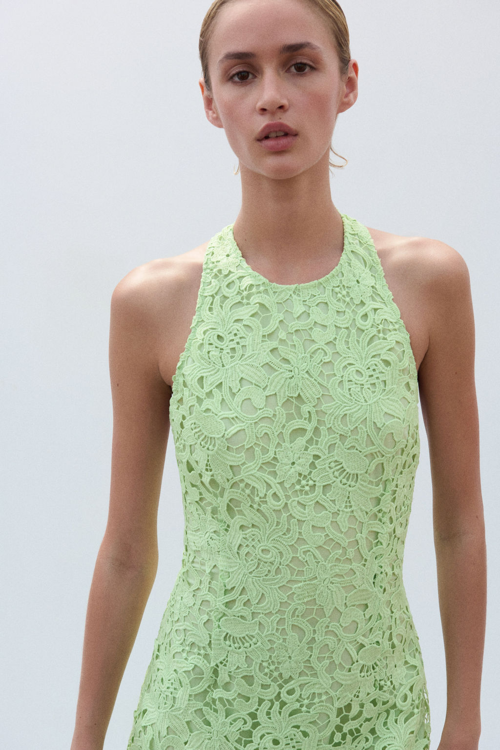 Vestido halter de encaje - H&m фото 2