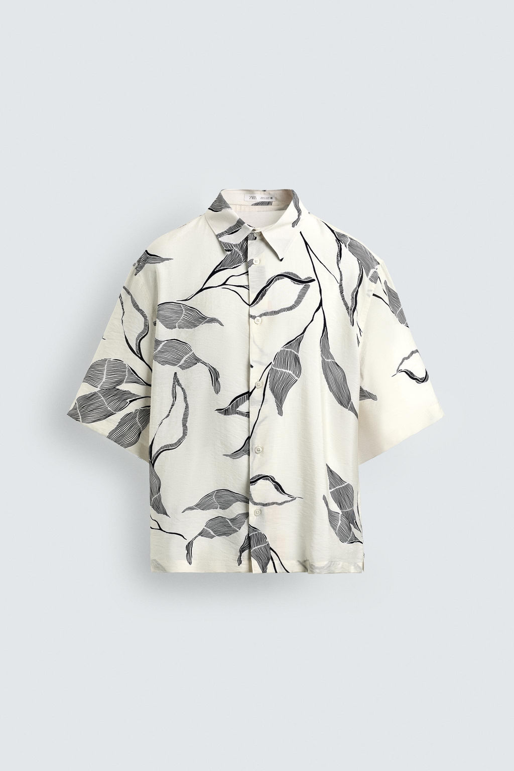 FLORAL PRINT SHIRT - Zara фото 7