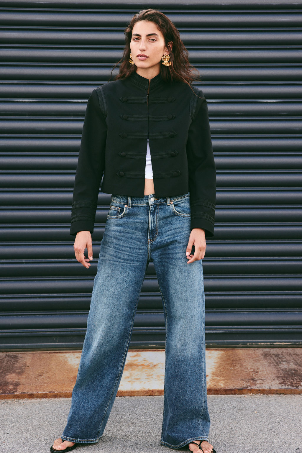 Wide High Waist Jeans - H&m фото 19
