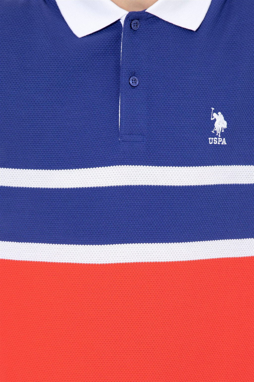 Мужская синяя футболка с воротником-поло Неожиданная скидка в корзине - U.s. polo assn фото 6