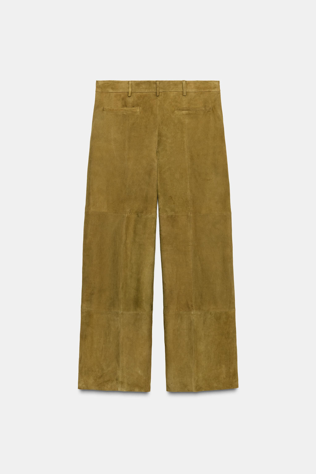 100% SUEDE LEATHER TROUSERS LIMITED EDITION - Zara фото 7