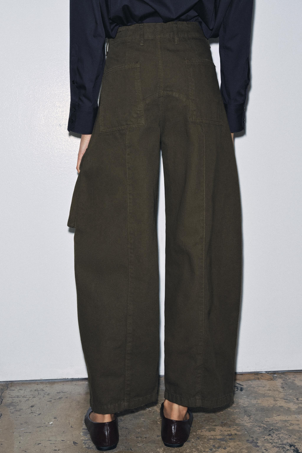 ZW COLLECTION CARGO TROUSERS - Zara фото 3