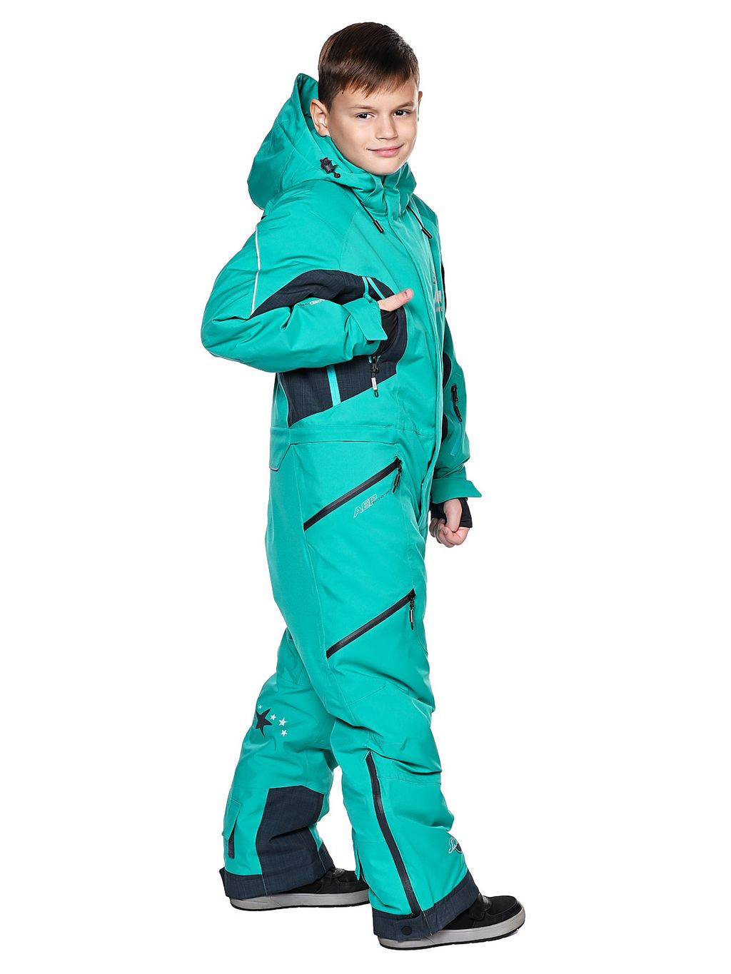 Комбинезон T-9072 Бирюзовый