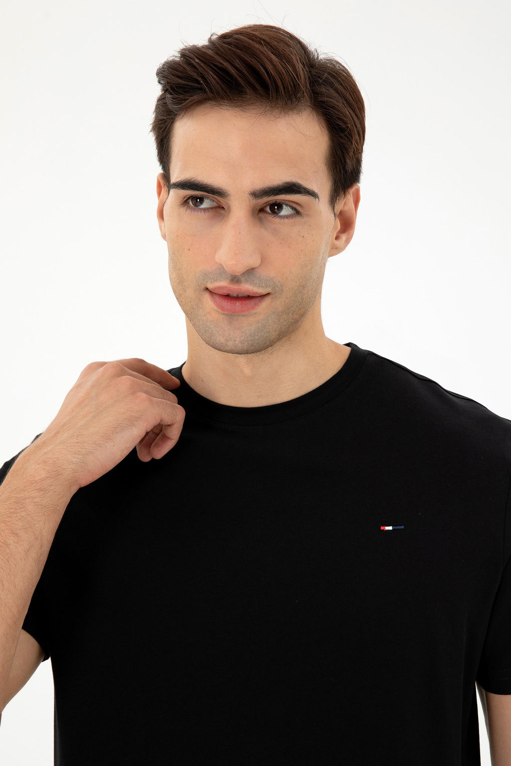 Мужская черная базовая футболка Неожиданная скидка в корзине - U.s. polo assn фото 2