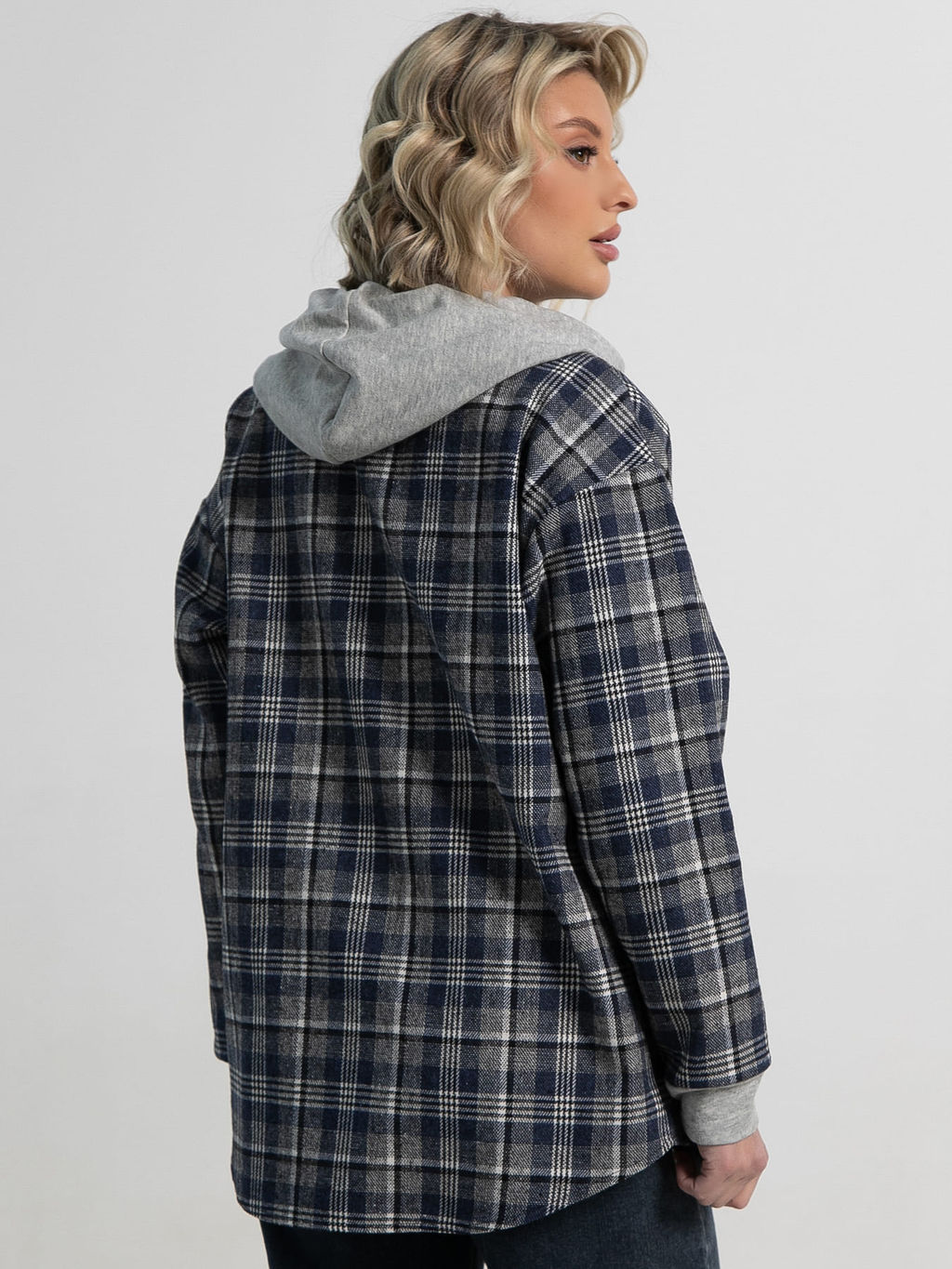 Рубашка Больше чем стиль НЬЮ (синяя) Б15126-50М - Lt collection фото 3