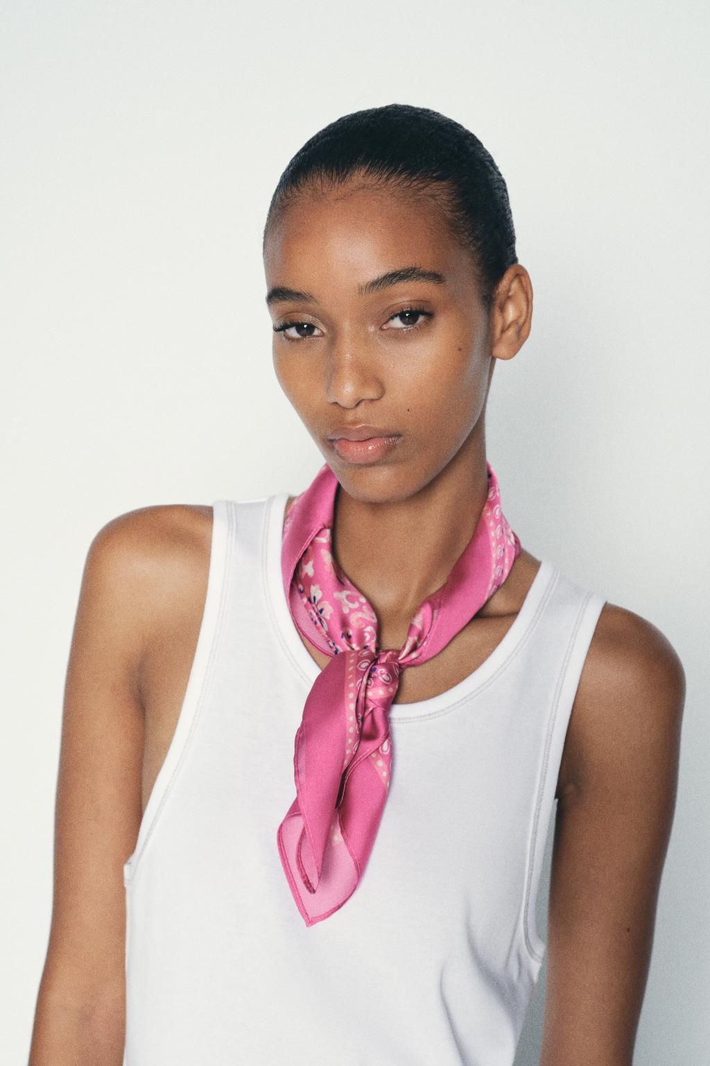 PRINTED SCARF - Zara фото 3