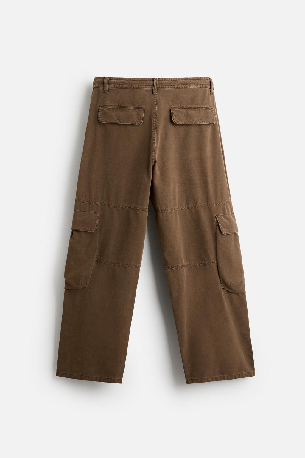 CARGO PARACHUTE TROUSERS - Zara фото 3