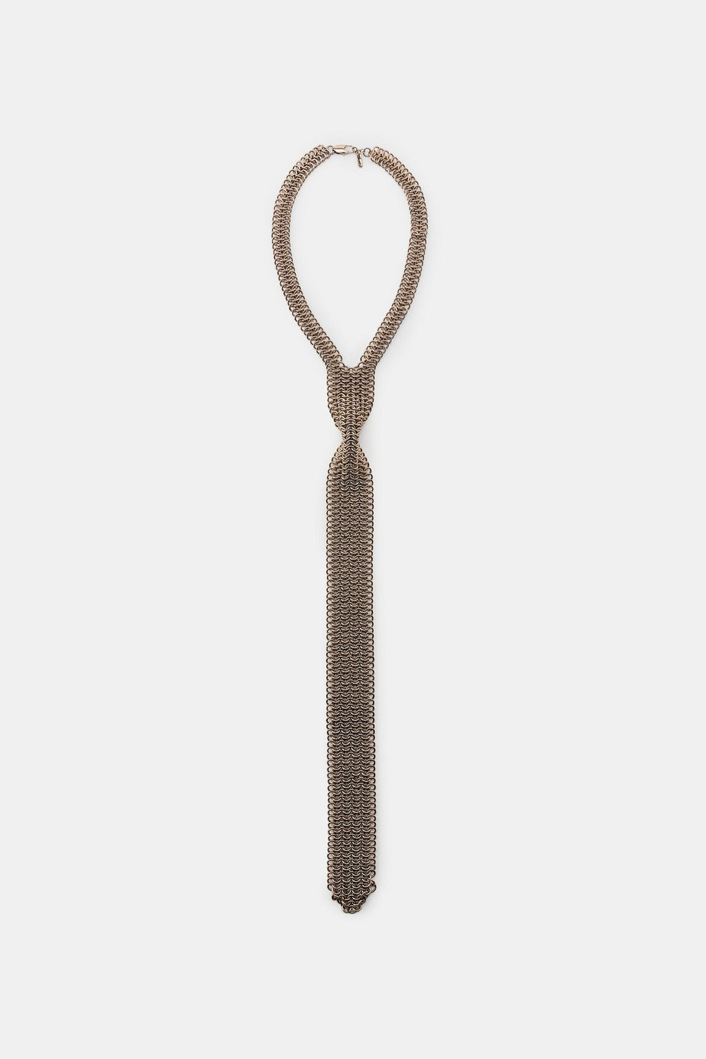 METAL TIE NECKLACE - Zara фото 3