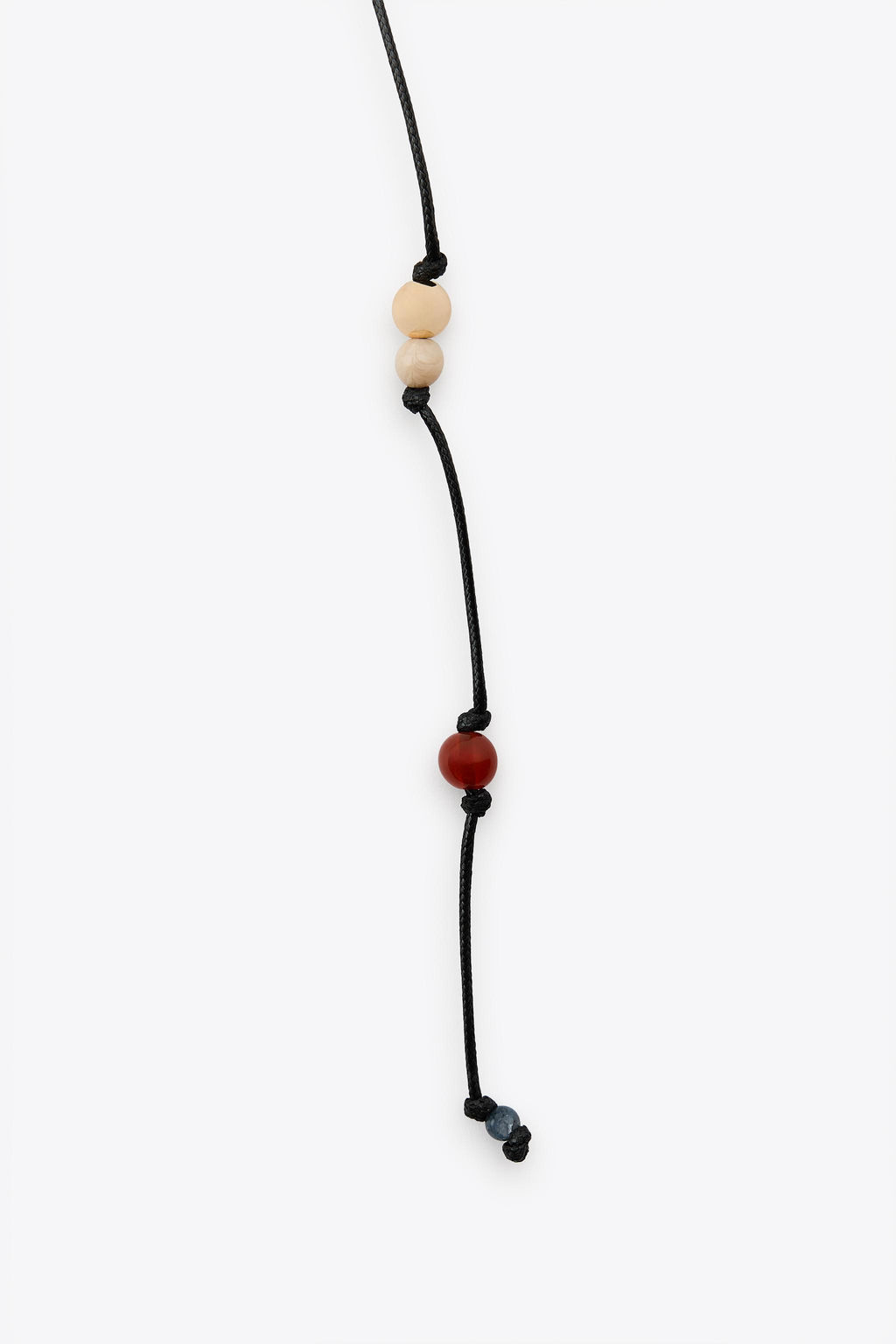 MULTI-WAY BEADED CHARM CORD NECKLACE - Zara фото 3
