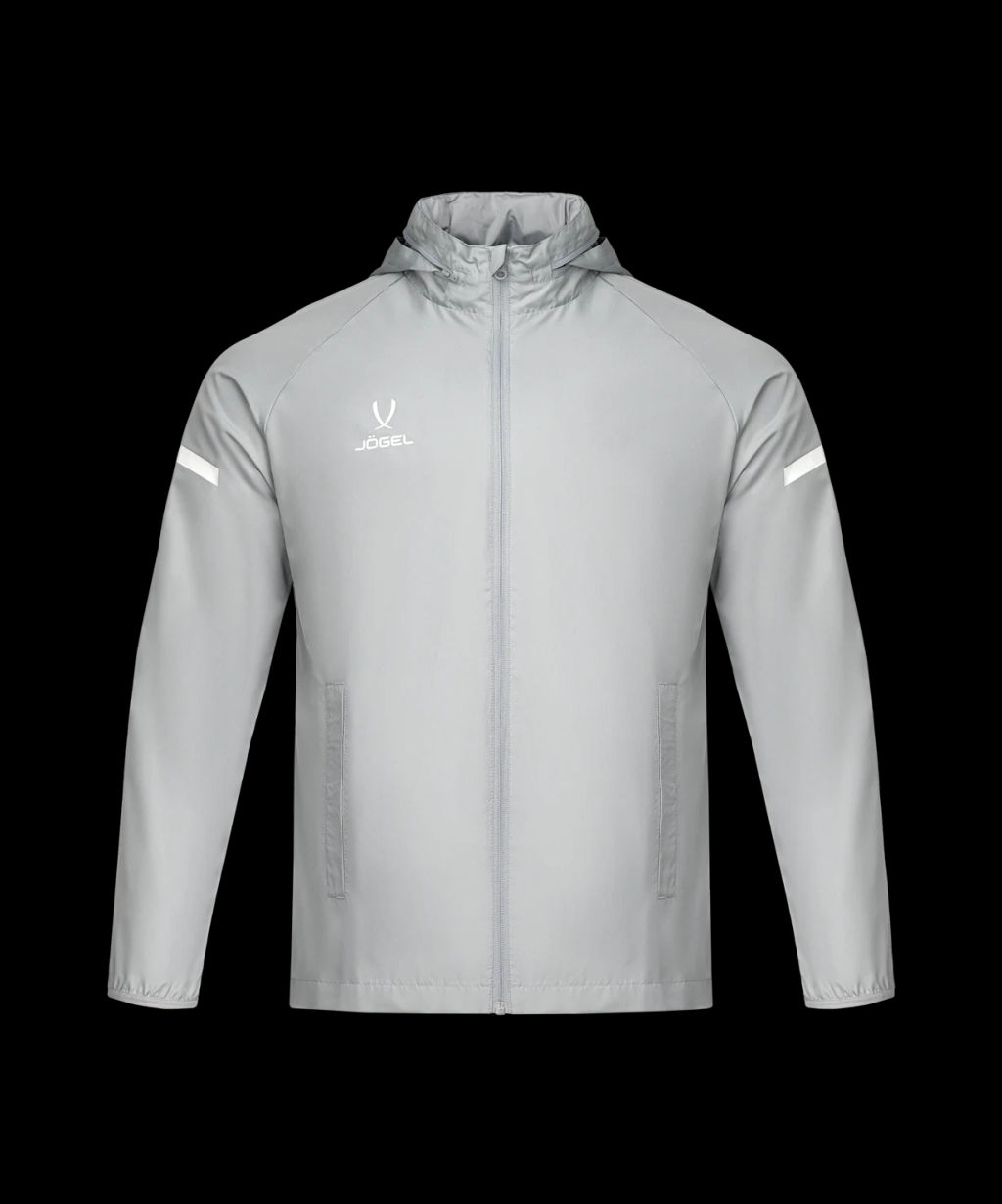 Куртка ветрозащитная JOGEL CAMP 2 Rain Jacket, серый  фото 3