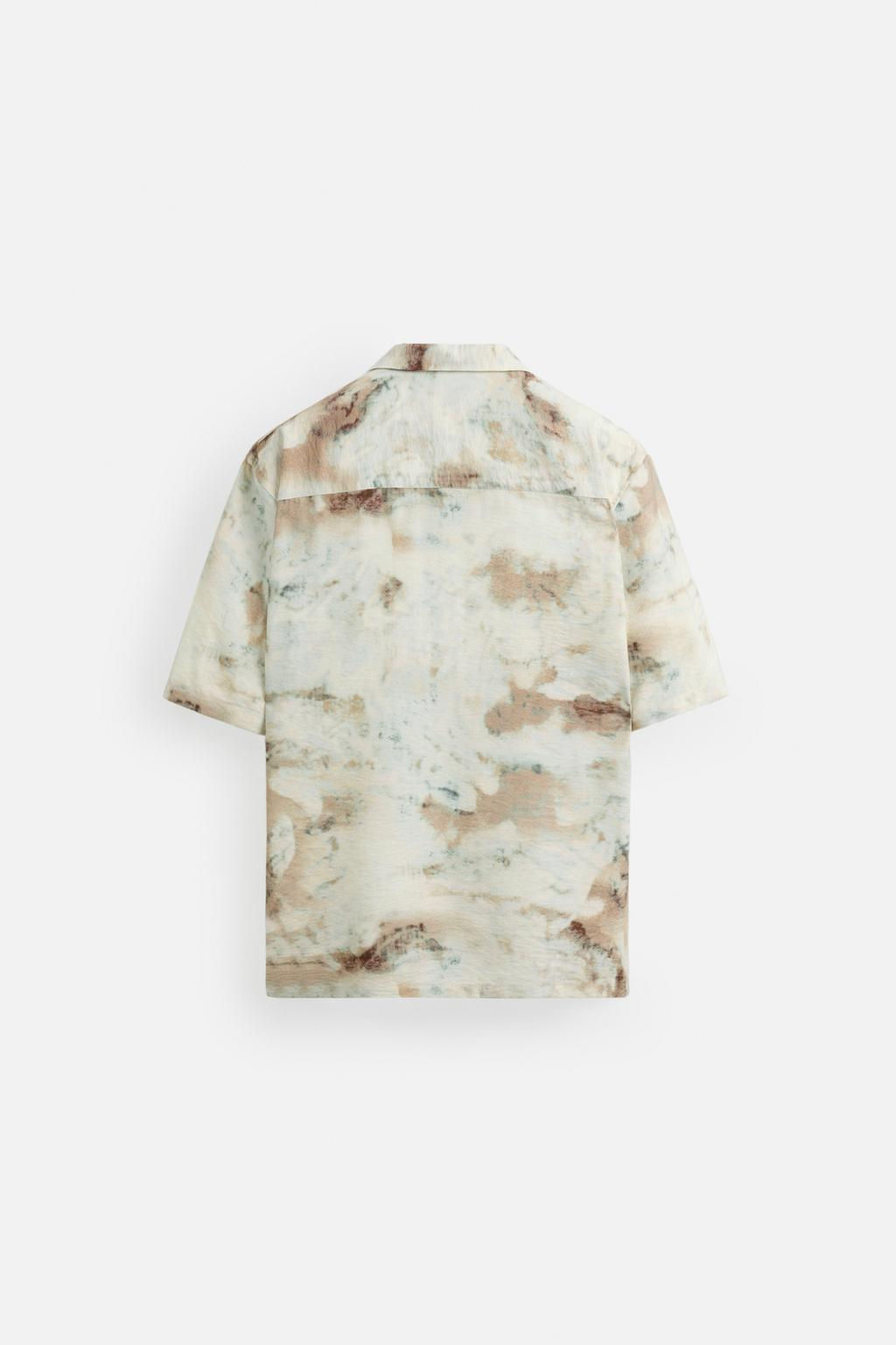 ABSTRACT PRINT SHIRT - Zara фото 8
