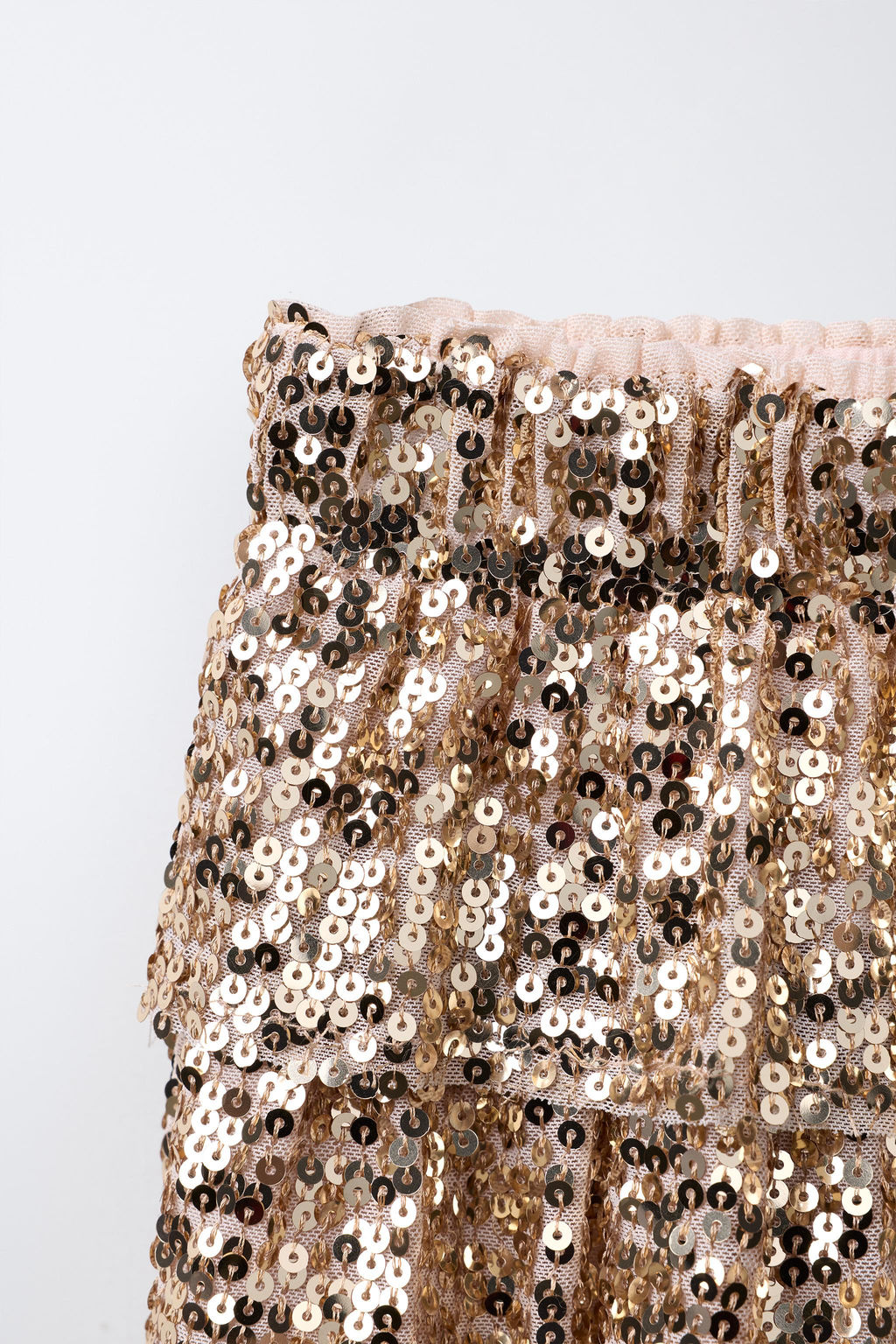 RUFFLED SEQUIN SKIRT - Zara фото 3