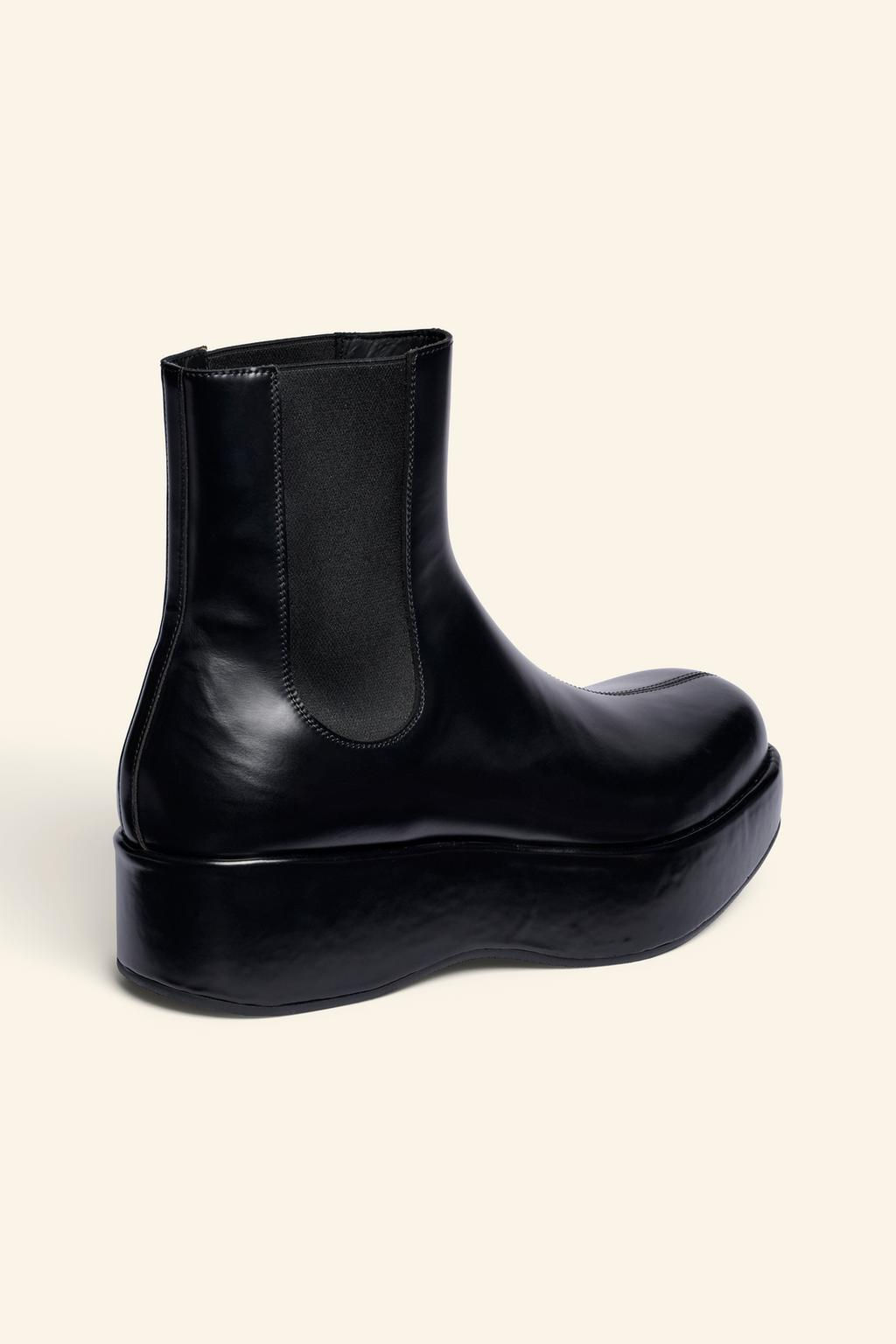 LEATHER CHELSEA BOOTS - LIMITED EDITION - Zara фото 8
