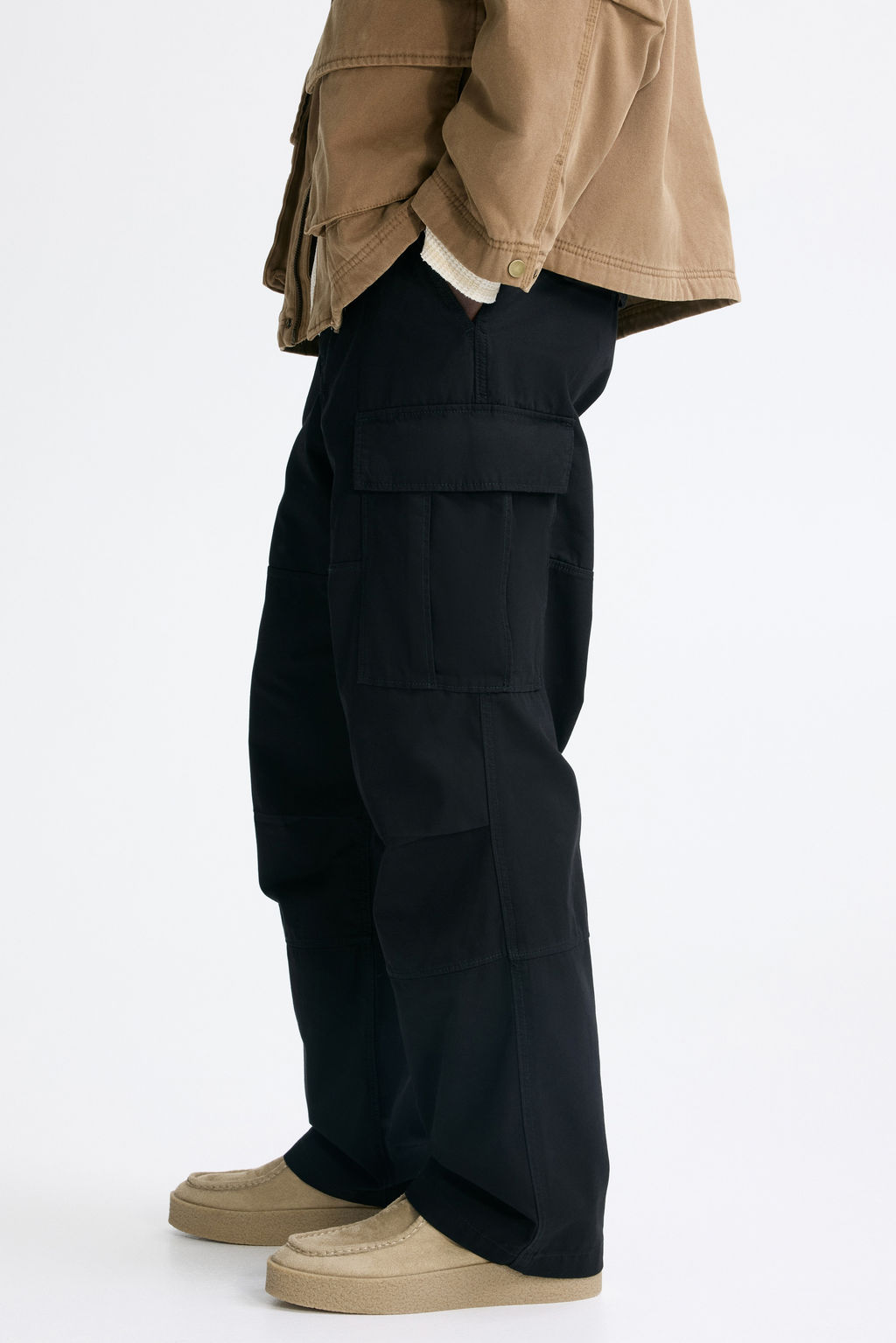 Pantal?n cargo de algod?n Relaxed Fit - H&m фото 5