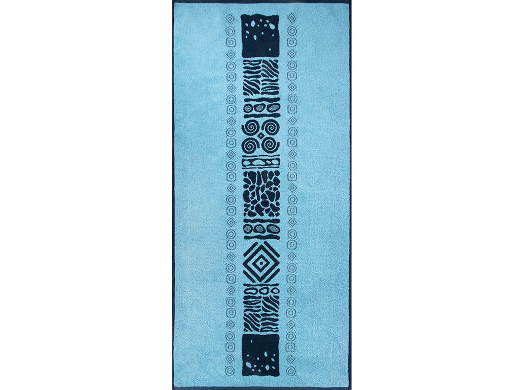 Полотенце махровое 6с102.411ж1 Фреска(т.синий2) 67х150см