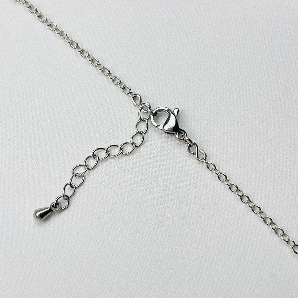 Колье на цепочке с Малахитом и Жемчугом - Радуга самоцветов фото 4