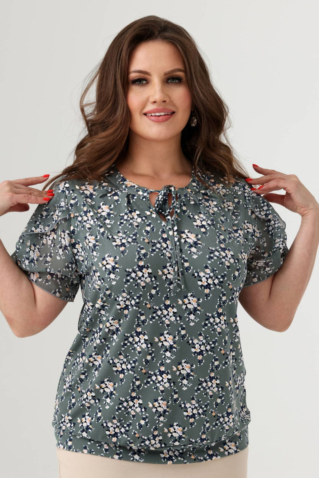 Блузка женская 7072/03/Хаки