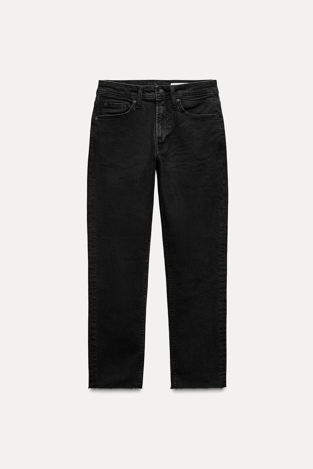 ZW COLLECTION RELAXED SLIM FIT MID-RISE JEANS - Zara фото 18