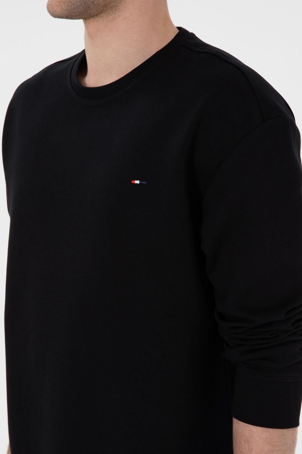 Erkek Comfort Fit Bisiklet Yaka Siyah Sweatshirt Sepette S_rpriz _ndirim - U.s. polo assn фото 7