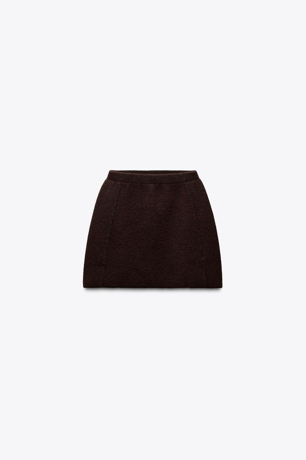 MINI SKIRT WITH SIDE SEAMS - Zara фото 8