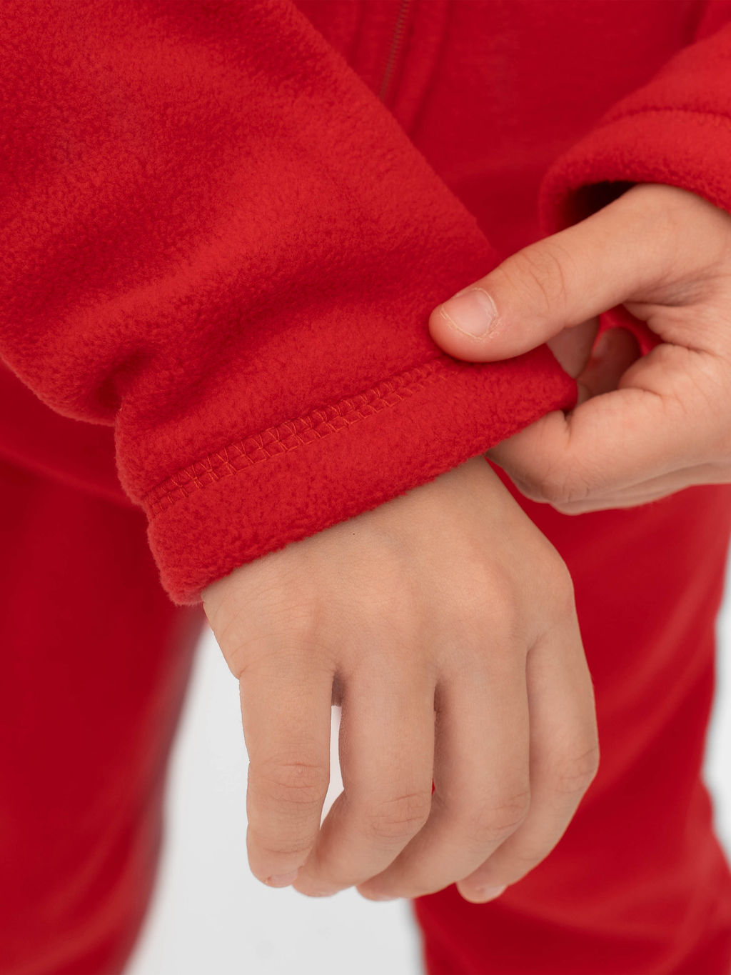 Костюм детский флисовый красный 762(ш) (110, 60)