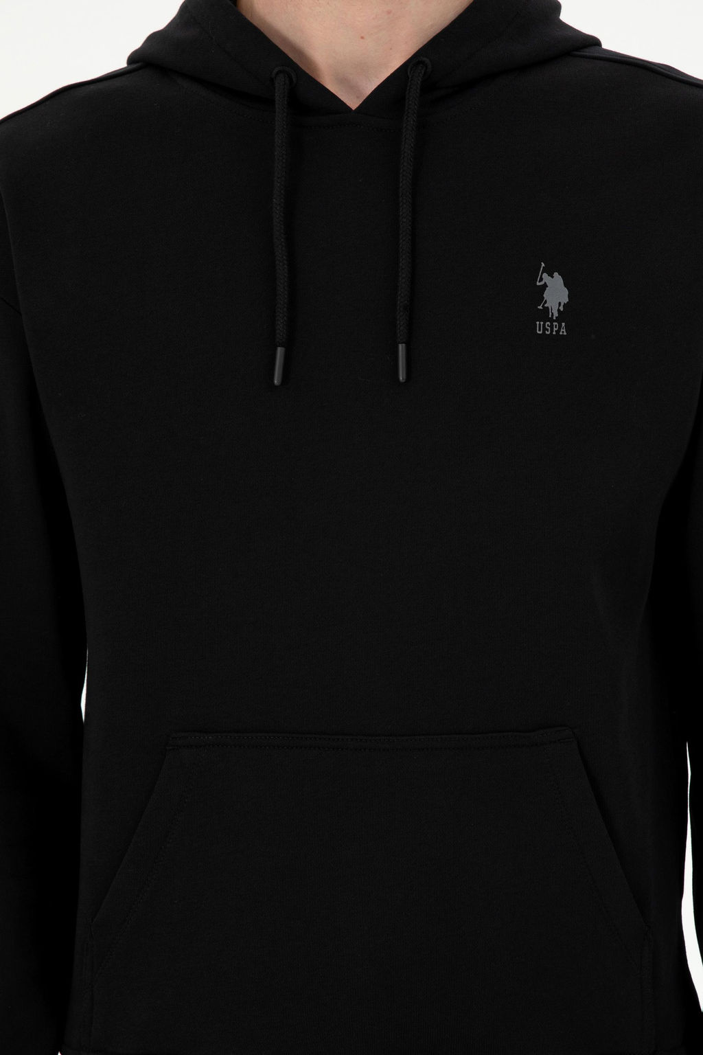 Мужской черный базовый свитшот Неожиданная скидка в корзине - U.s. polo assn фото 6